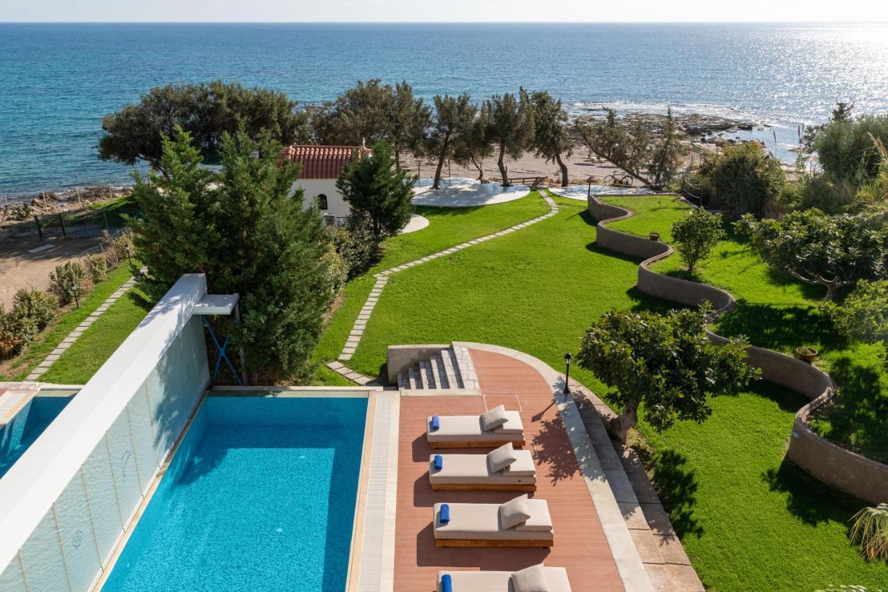 Villa Kivotos Lardos Bagian luar foto