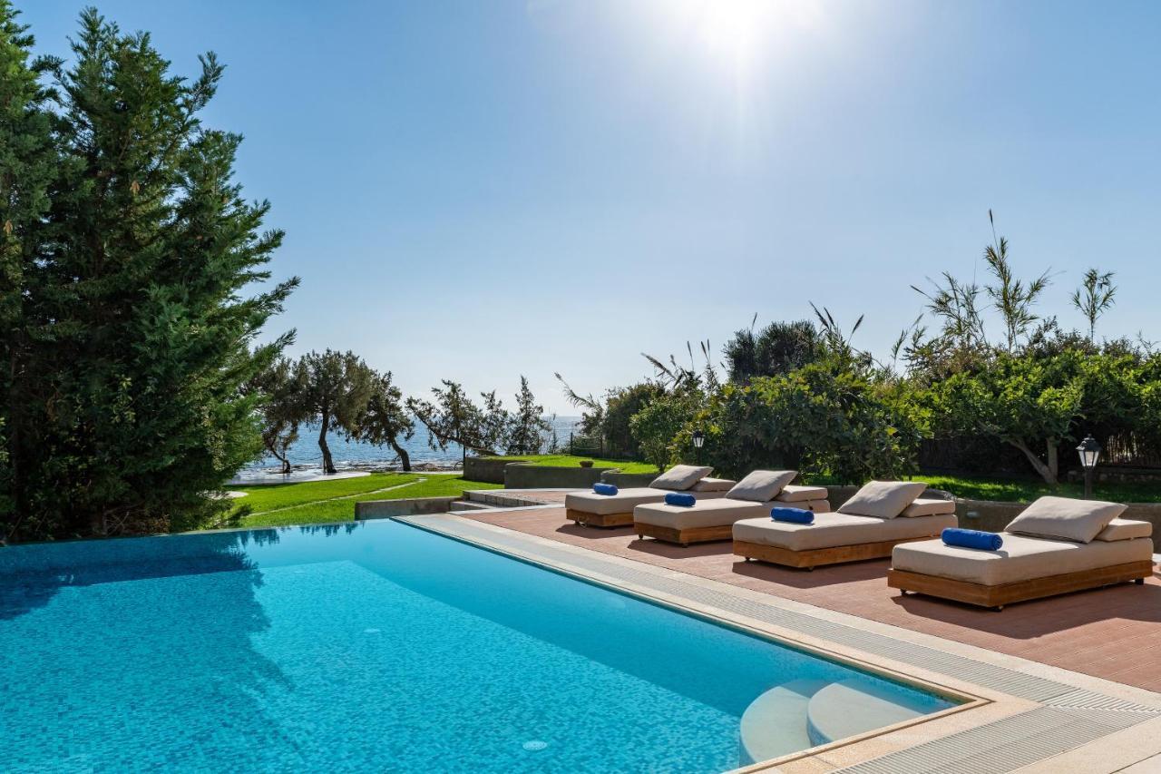 Villa Kivotos Lardos Bagian luar foto