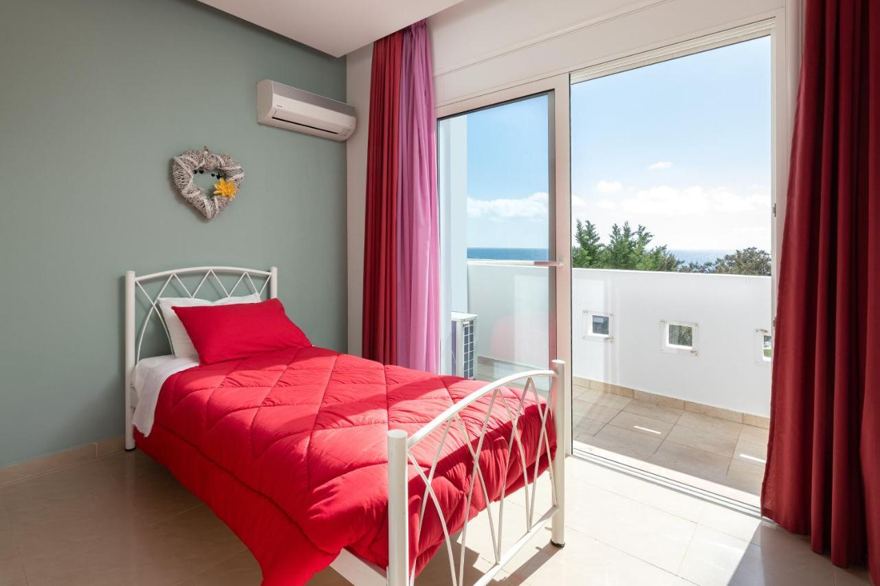 Villa Kivotos Lardos Bagian luar foto