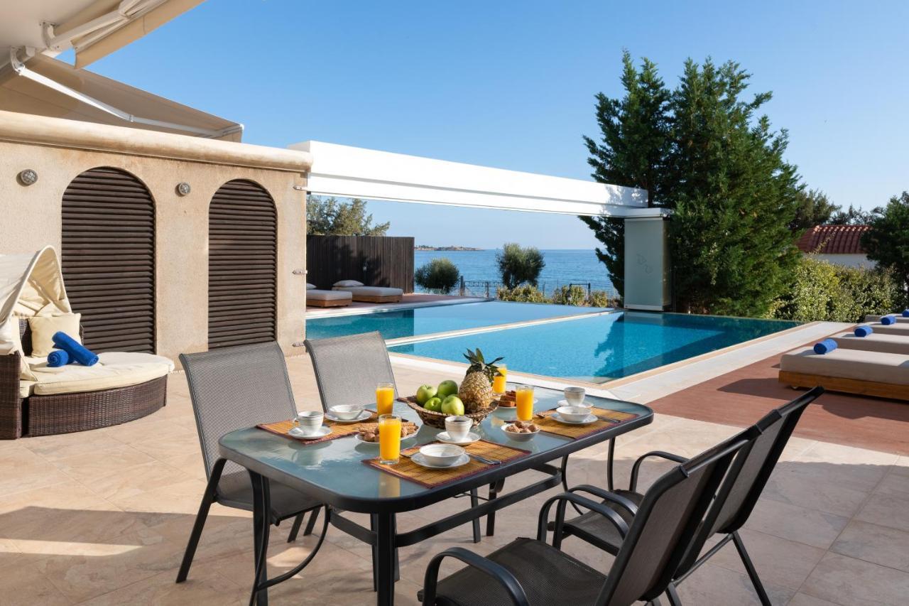 Villa Kivotos Lardos Bagian luar foto