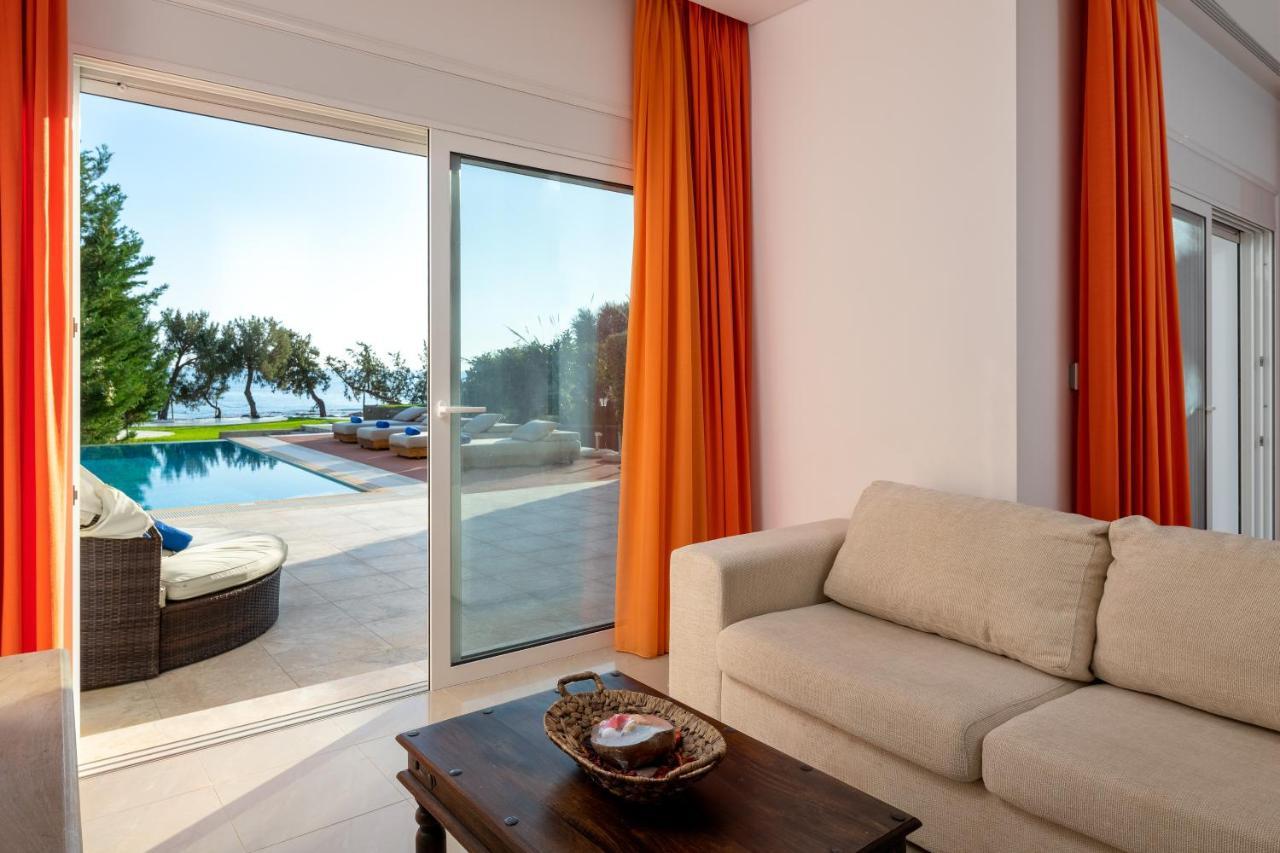 Villa Kivotos Lardos Bagian luar foto