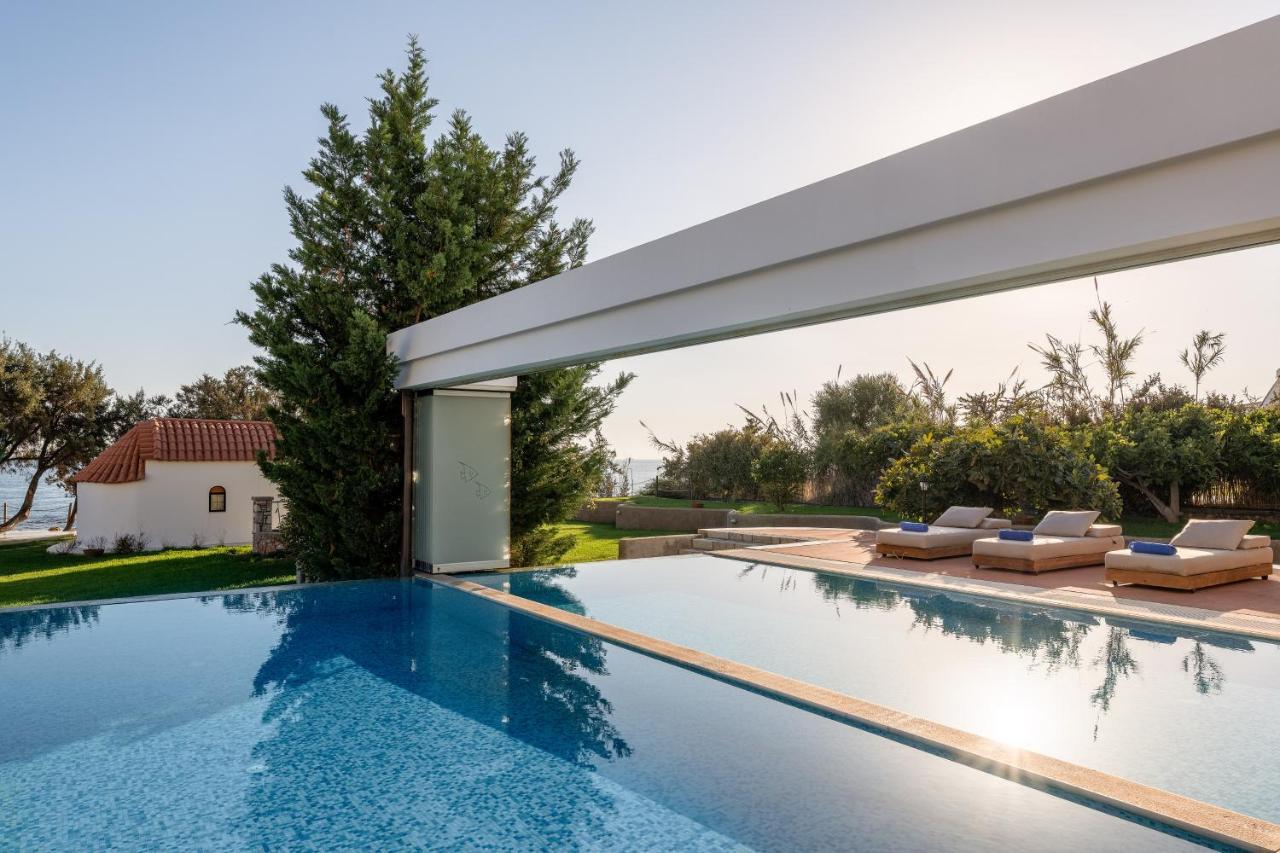 Villa Kivotos Lardos Bagian luar foto