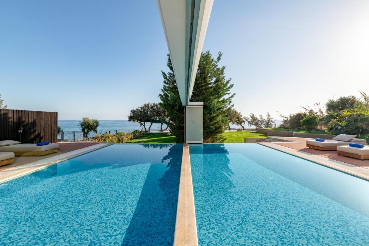 Villa Kivotos Lardos Bagian luar foto