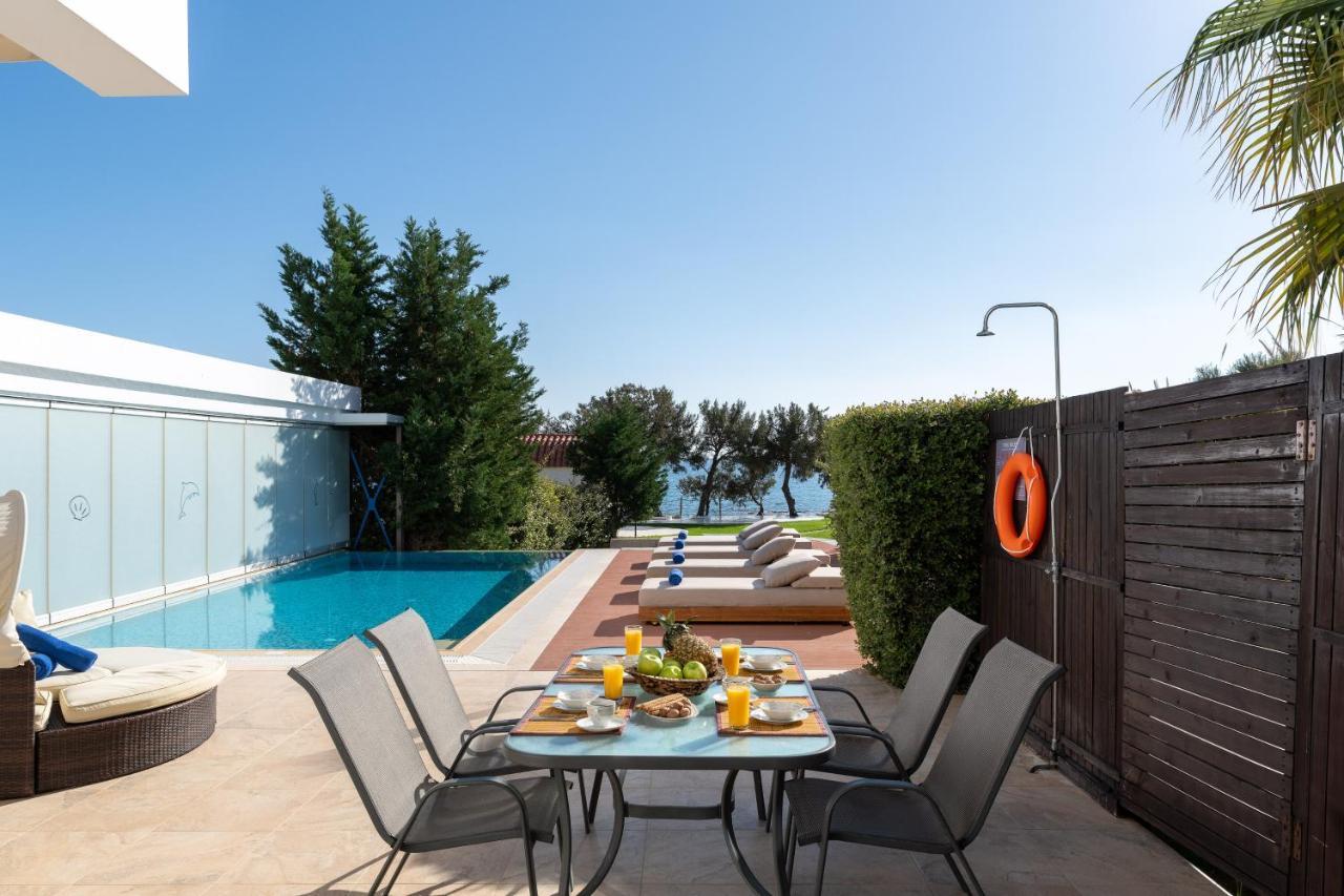 Villa Kivotos Lardos Bagian luar foto